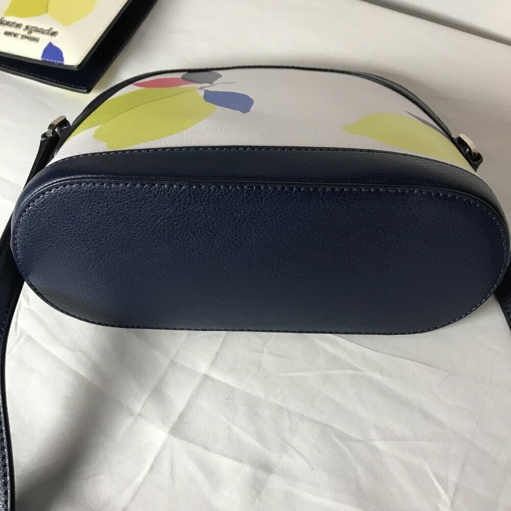 NEW Kate Spade Sylvia Lemon Zest Large Dome Crossbody & Passport holder to match - Picture 8 of 16